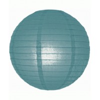 20" Paper Lantern Slate Blue Regular Wire